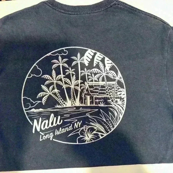 COPY - Nalu Long Island T-shirt Unisex LG blue - Picture 3 of 5
